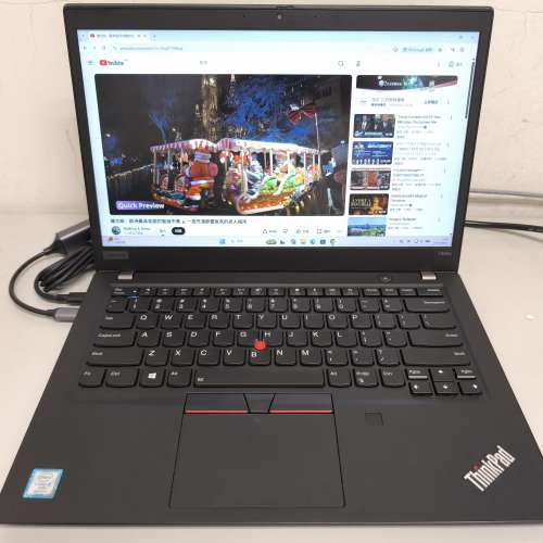 Lenovo Thinkpad T490s，i5-8365U，16G ram，256GB SSD，14"IPS LCD，Win11pro，Of...