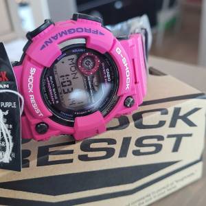 Casio G Shock Frogman multi band 6 桃紅蛙
