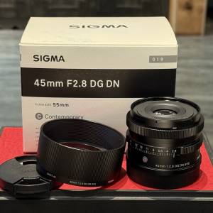 Sigma Contemporary 45mm F2.8 DG L-Mount full packing