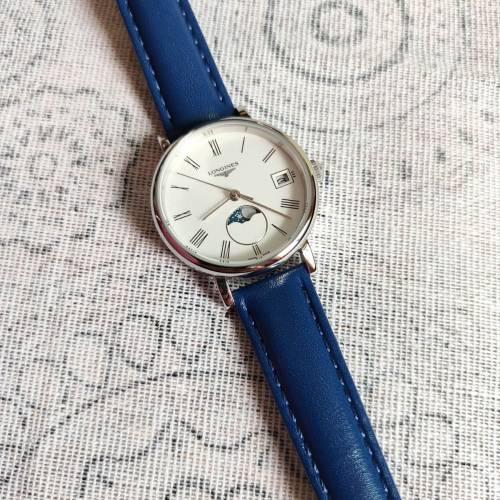 浪琴/longings L43304112新月   月相女錶