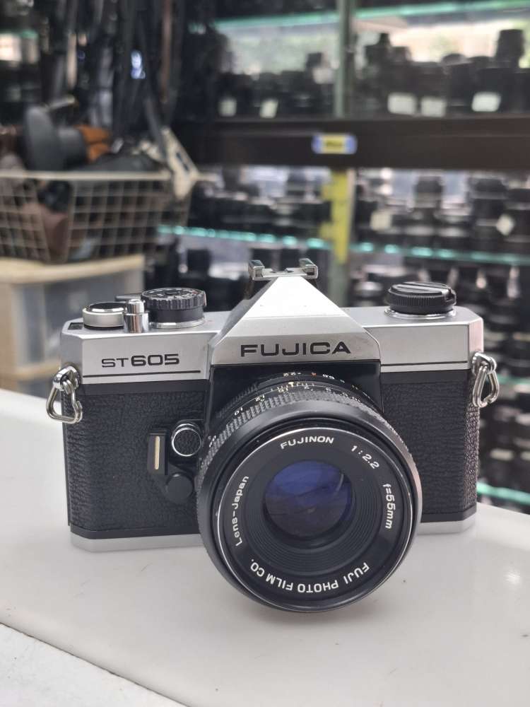 FUJICA ST605 + FUJINON 55MM F2.2 全正常- 二手或全新菲林相機, 攝影
