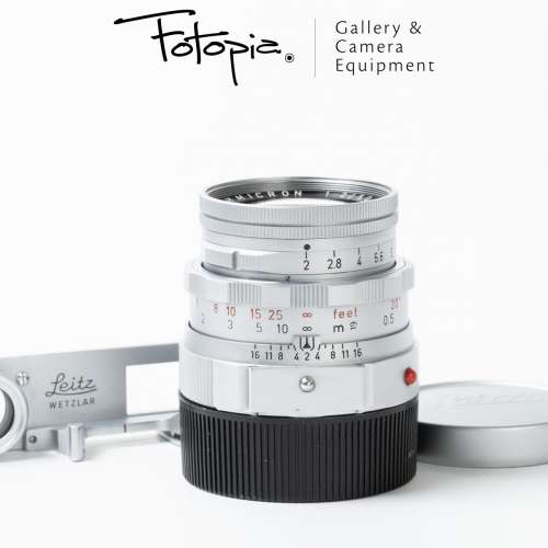 || Leica Summicron-M 50mm F2 - Silver / v2 / Dual Range with goggle ||