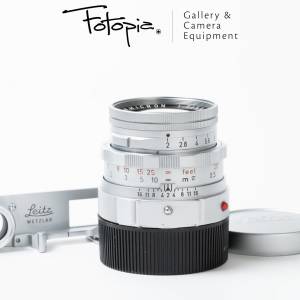 || Leica Summicron-M 50mm F2 - Silver / v2 / Dual Range with goggle ||