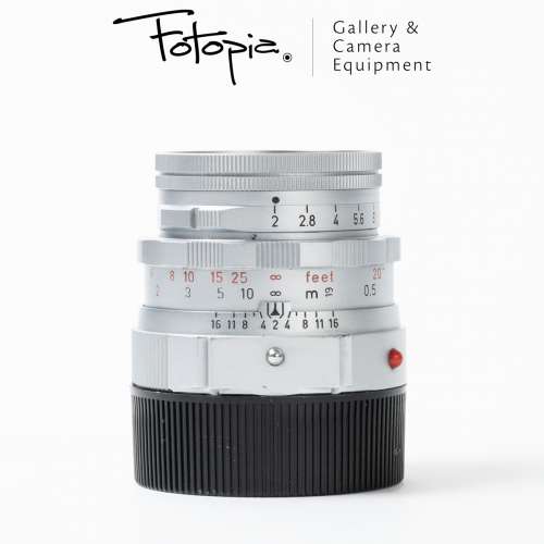 || Leica Summicron-M 50mm F2 - Silver / v2 / Dual Range with goggle ||