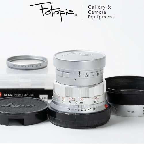 || Leica Summicron-M 50mm F2 - Silver / Rigid v2 / Dual Scale with extra ||