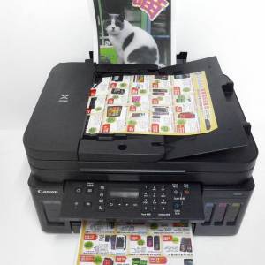 新淨合個人公司出單出稿性能良好2個墨盒機款入滿墨水Canon Pixma G7070加墨式多合一...