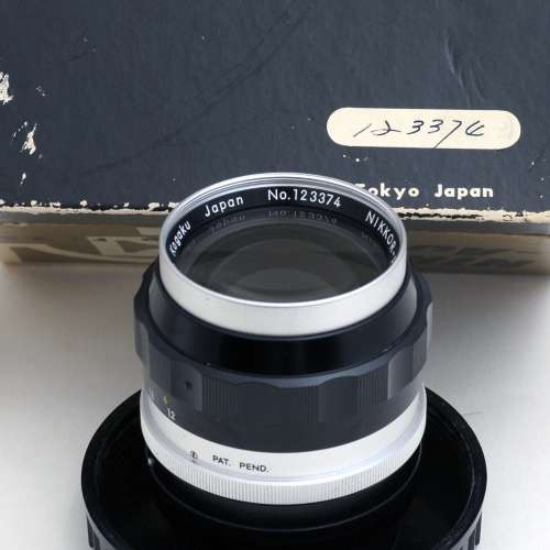 罕有Nikon 10.5cm f2.5 早期九光圈葉版本