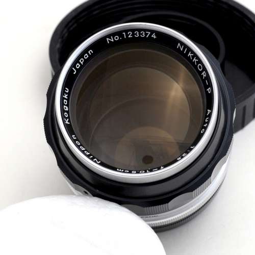 罕有Nikon 10.5cm f2.5 早期九光圈葉版本
