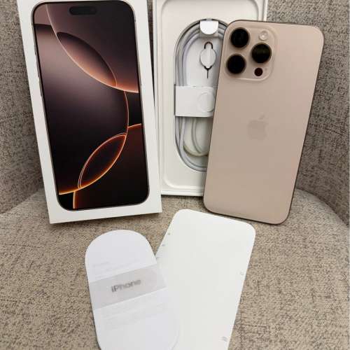 即買即用 接近全新沒有崩或花整配件 有Mon貼 Apple iPhone 16 Pro Max 512GB 大金 ...
