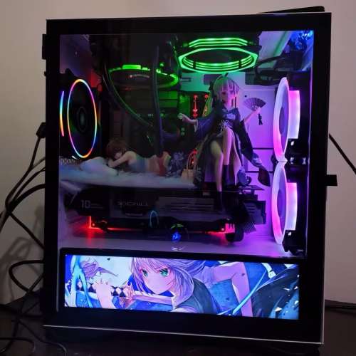 Intel&reg; Core&trade; i7 10代 水冷RGB電競電腦主機，16G 記憶體* 2TB Samsung 870 SSD固...