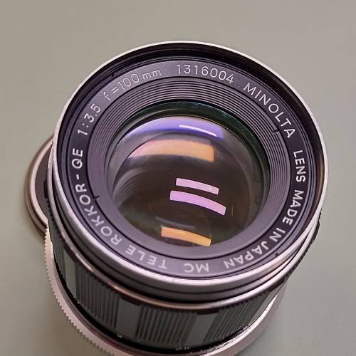 Minolta MC Tele Rookor -QE 100mm f3.5