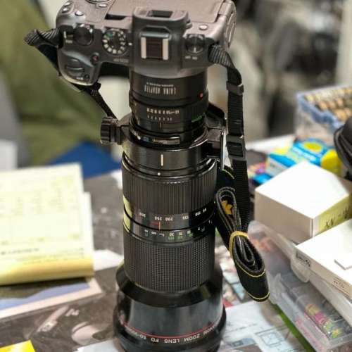 Repair Cost Checking For Canon FDn 50-300mm F/4.5L 抹鏡清潔、光圈維修、重新組...