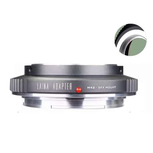 LAINA Lens Mount Adapter - M42 Type 2 Screw Mount To Fujifilm GFX 封針接環