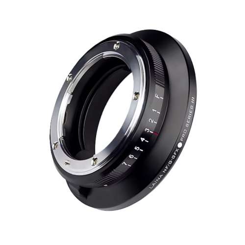 LAINA Nikon Nikkor F Mount G-Type D/SLR Lens To Fujifilm GFX Mount Adapter III