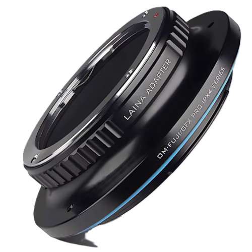 LAINA Olympus Zuiko (OM) 35mm SLR Lens to GFX  (Pro IPX4 Series 防水膠圈接環)