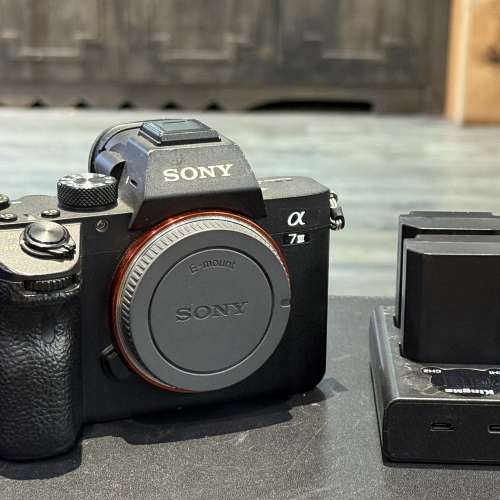 Sony A7 III body (ILCE-7M3) with 2 extra batteries and charger