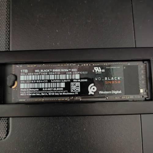 WD SN850 1TB M.2 Nvme SSD