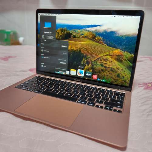 靚仔i7十代16/512 2020 MBA MacBook Air 充電次數79次 連apple火牛綫,可連Samsung,...