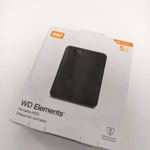 全新WD Elements 5TB 便攜式硬碟