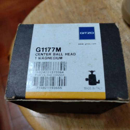 Gitzo G1177M center Ball Head