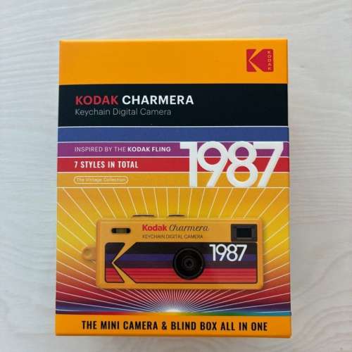 (全新未拆) Kodak Charmera 1987 Digital Camera 迷你相機 鑰匙扣 盲盒