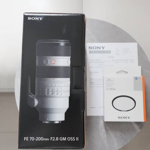 全新行貨 Sony FE 70-200mm F2.8 GM OSS II 鏡頭 連 保護鏡7
