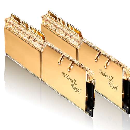 [B-Die] 2套連號 G.Skill Trident Z Royal Gold D4 4000MHz 16G*2 (F4-4000C16D-32...