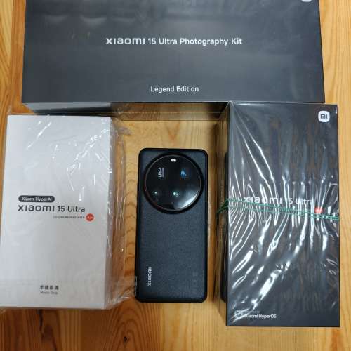 Xiaomi 小米15 Ultra 港行 16+512GB 黑色 連同攝影套裝