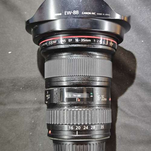 canon 16-35/2.8 L II UAM EF 佳能 16mm 35mm 二代 鏡片通透冇花冇霉 送filter 有罩...