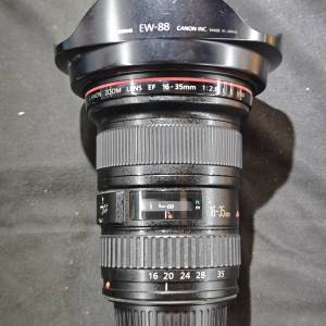 canon 16-35/2.8 L II UAM EF 佳能 16mm 35mm 二代 鏡片通透冇花冇霉 送filter 有罩...