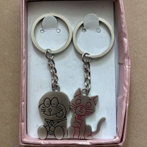 多啦 A 夢 叮噹貓鎖匙扣一對