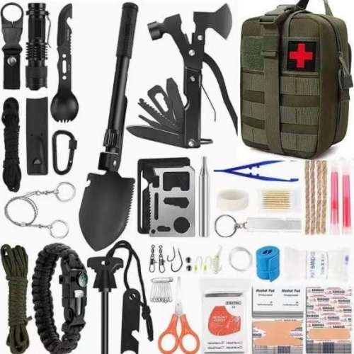 便攜急救包尼龍防水 MOLLE戰術醫療包戶外應急包 軍迷掛包休閑 / 多功能戶外生存工具...