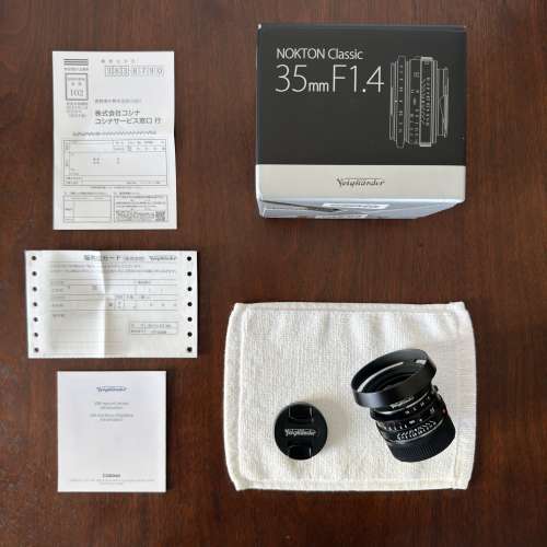 超級新淨 FULL SET 福倫達 Voigtlander Nokton Classic 35mm F1.4 II MC VM LEICA ...