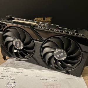 新淨有保 2024 年 5 月 Jumbo 單黑色 ASUS DUAL 4070 OC