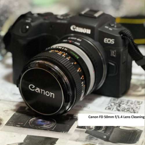 Repair Cost Checking For Canon FD 50mm F/1.4 (1971) Lens Cleaning