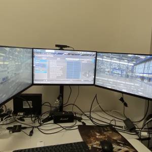 AOC 21.5吋mon（每個mon HK$300，HK$1000蚊3個mon連埋3屏幕支架,另加3個原裝支架）