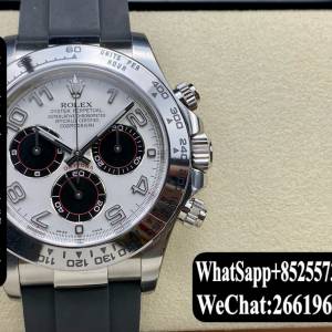 Rolex勞力士 daytona 116519-L(FC) 40mm 膠帶 計時 銀盤腕錶