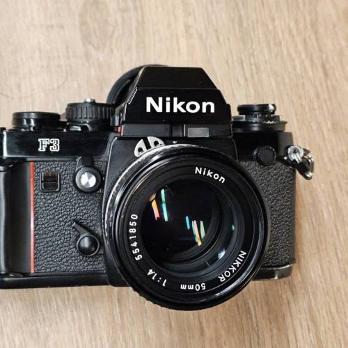 Nikon F3 旗艦菲林相機 連50mm 1.4 film camera not fm2 品牌Nikon尼康