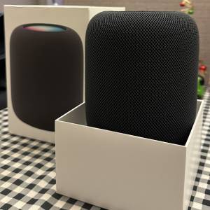 蘋果WiFi喇叭 Apple HomePod 2 黑色 行貨 99%新 全新一樣 非常少用同新淨 全套有盒...
