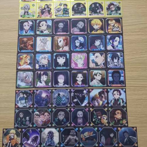 鬼滅之刃貼紙 方形貼紙 第一彈 烈傳 全套68張齊