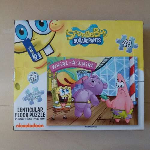 海綿寶寶立體視覺砌圖 40塊 24" x 18"