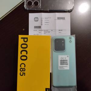 Poco C85 [6+128G版] *99.99%new *薄荷綠色 *香港原廠行貨[*有正式單據,2025年12月2...