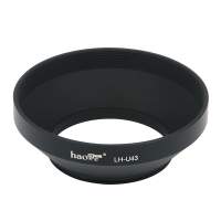 Haoge Lens Hood Metal Screw-in Lens Hood with Cap For Canon EF-M 22mm STM