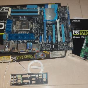 ASUS P8Z77-V Pro socket 1155 ATX Motherboard + 背板  盒裝 連WIFI CARD+天線