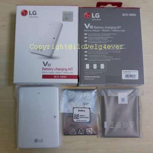LG V10 Battery Charging KIT BCK-4900原廠電池,電池盒,座充套裝H962,H961N,Stylus 2