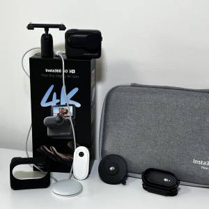 99% new Insta360 GO 3S 4K Action Camera 128GB Black 黑 + FREE 閃傳伴侶 Quick ...