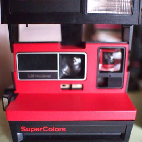 英國寶麗箂 (即影即有 600菲林 相機) POLAROID ( LM PROGRAM,自動曝光 ) SUPER COLORS