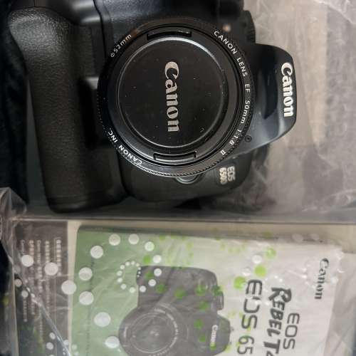 Canon 650D 連直度 handgrip 99新 不連鏡頭