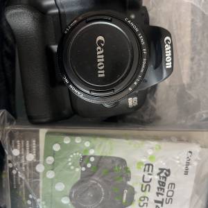 Canon 650D 連直度 handgrip 99新 不連鏡頭