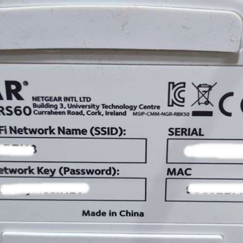 NETGEAR MESH WIFI ROUTER AND SATELLITE SRR60 和SRS60